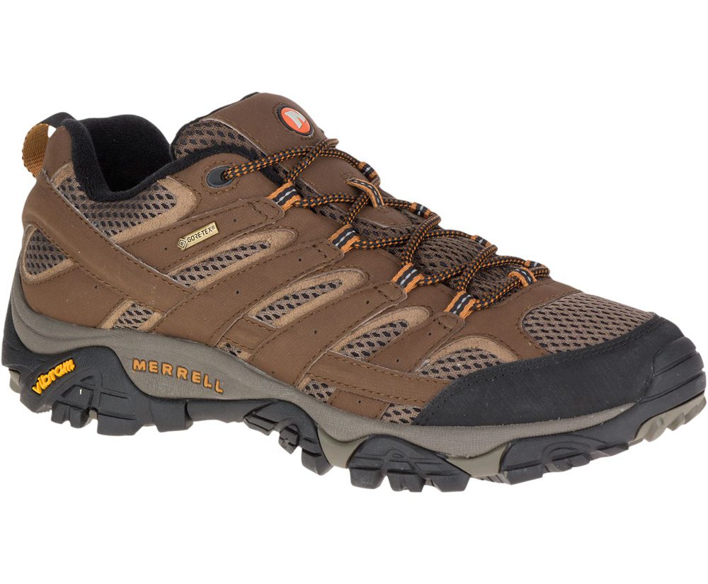 Merrell Hiking Shoes Brown - Moab 2 GORE -TEX® Wide Width - Mens 20VQWRUBL